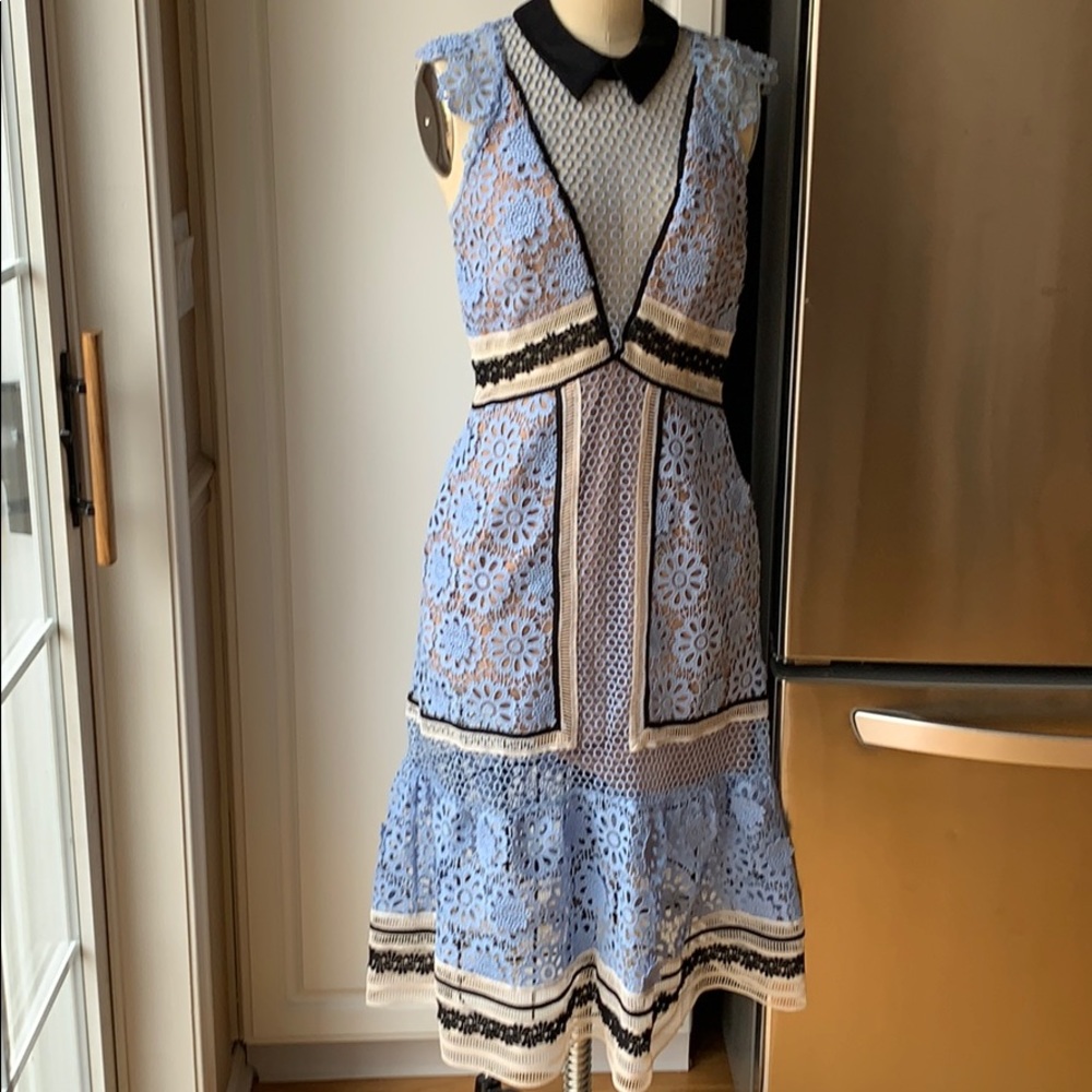 Self portarait lace dress